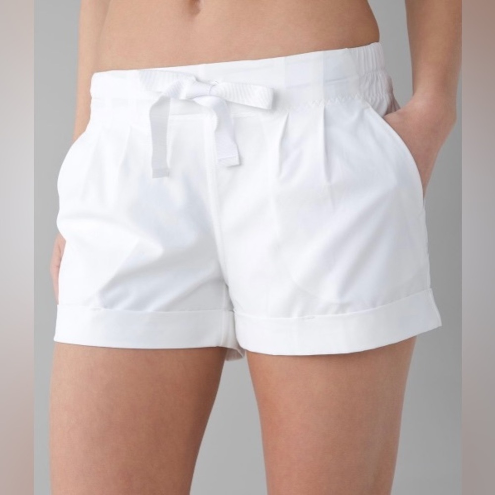 lululemon athletica White Athletic Shorts